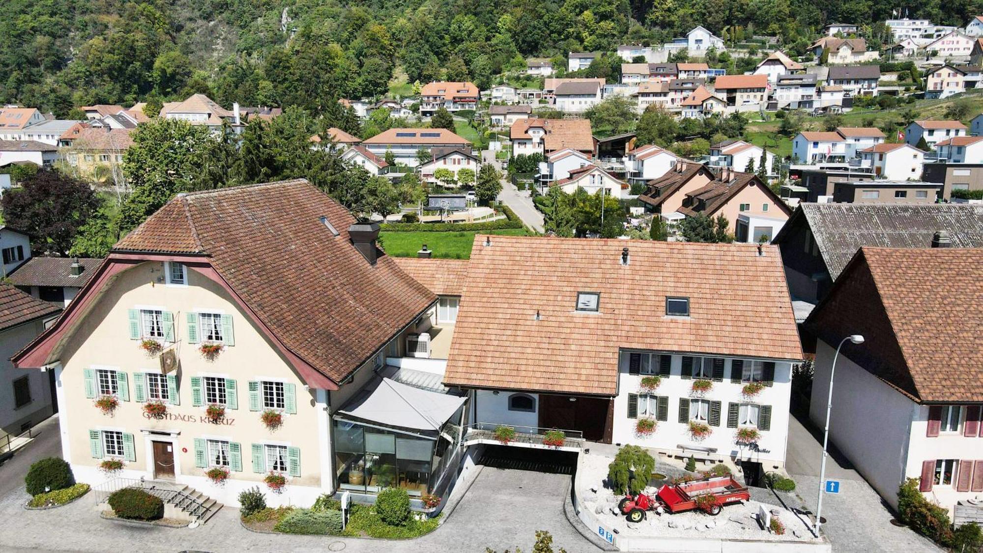 Gasthof Kreuz Egerkingen Bagian luar foto